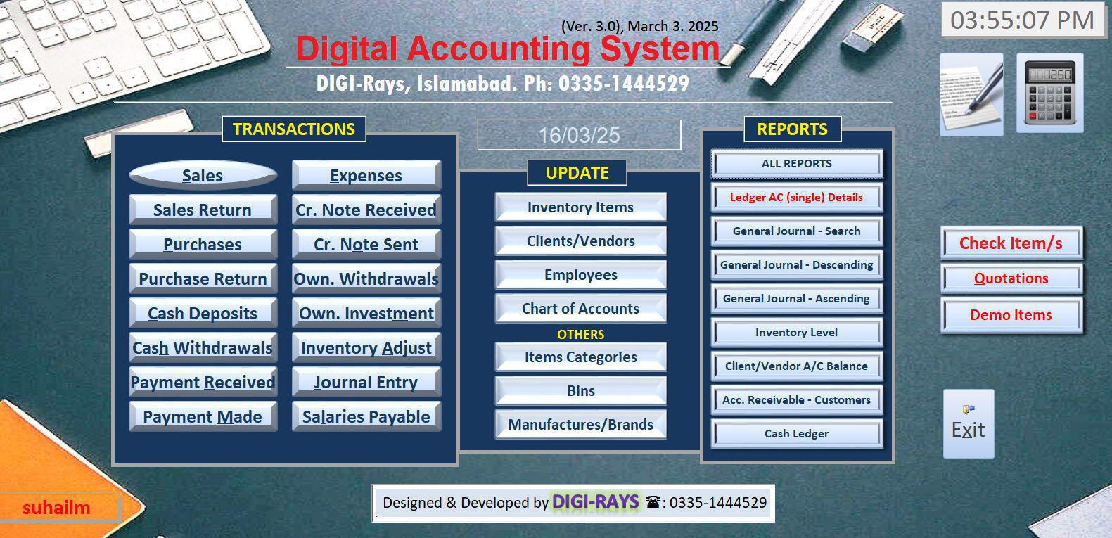 Digital Accounting System